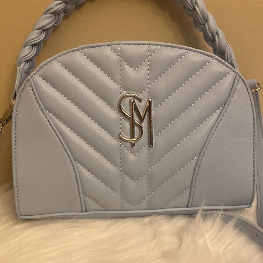 NWT Steve Madden (bhardyy) Top Handle/Crossbody - Blue - Picture 6 of 11